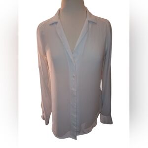 Express Elegant White Women's Blouse Size Small